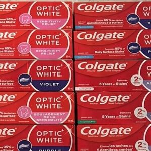 Colgate Optic White Toothpaste Set X 10